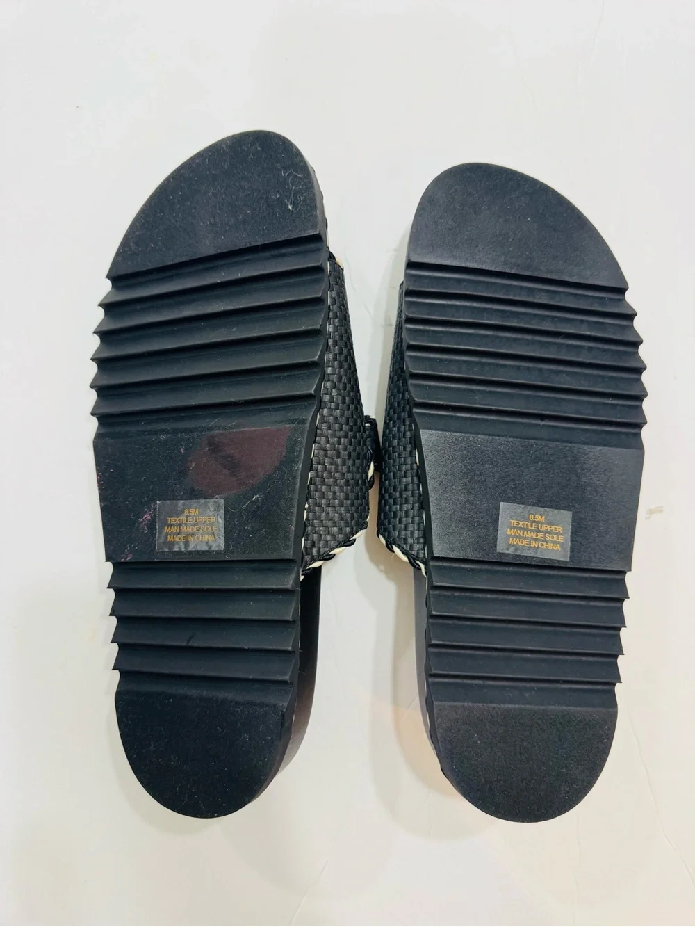 ANN TAYLOR Weekend Collection Straw Sport Sandals Sz 8.5